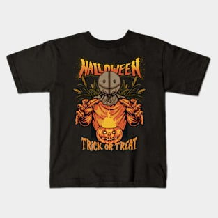 Halloween The Scarecrow Kids T-Shirt